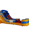 18' Lava Falls Single Lane Water Slide