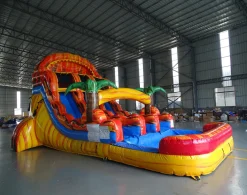 17' Fiesta Dual Lane Water Slide