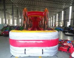 30' Volcano Double Lane Water Slide