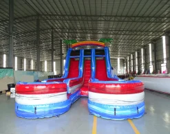 17' Baja Double Double Water Slide