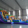 20' Goombay Double Lane Hybrid Water Slide