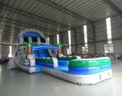 20' Rocky Drop Double Lane Water Slide