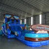 18' South Beach Double Lane Water Slide