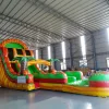 20' Tropical Inferno Double Lane Water Slide