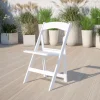 White Resin Chairs