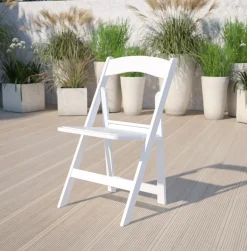 White Resin Chairs